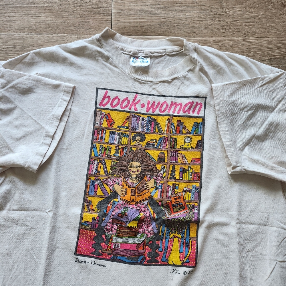 80s Book Woman Kiki Suarez Art Tshirt